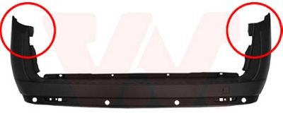 Achterbumper VAN WEZEL 3706541 VAN WEZEL 3706541 Bumper, onderdelen OPEL COMBO 2012