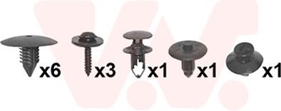 VAN WEZEL Kit de montage, aile 4341796 VAN WEZEL 4341796 Ailes Clio 1 Phase 2 prix