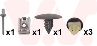 VAN WEZEL As.sarja, lokasuoja 4407796 hinta Renault S57_ Takalokasuoja ja etulokasuoja 4407796 VAN WEZEL