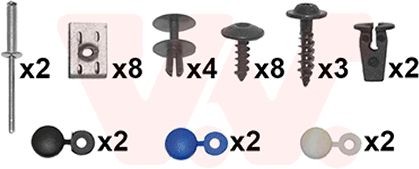 VAN WEZEL Kit montaggio, Paraurti 5827794 VAN WEZEL 5827794 Kit montaggio, Paraurti