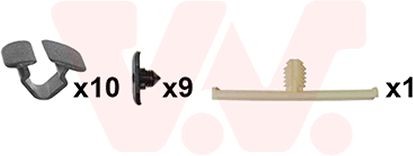 VAN WEZEL Kit d'assemblage, capot-moteur 5894797 5894797 Capot KIA RIO VAN WEZEL