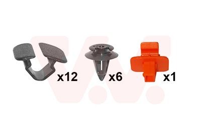 VAN WEZEL Mounting Kit, bonnet 7622797 7622797 VAN WEZEL LAND ROVER hood