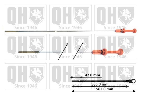 QUINTON HAZELL Astina olio motore QOD100 QUINTON HAZELL QOD100 Astina olio Peugeot 106 2 originale prezzo