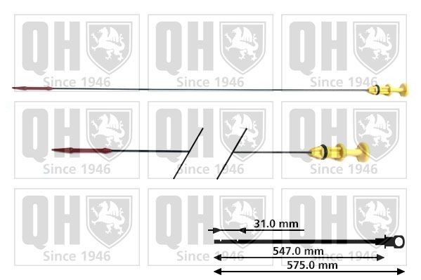 QUINTON HAZELL Eļļas līmeņa rādītājs QOD102 QUINTON HAZELL QOD102 orģinālās Eļļas līmeņa rādītājs HYUNDAI TUCSON cena