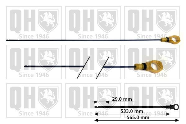 QUINTON HAZELL Oil Dipstick QOD105 QOD105 QUINTON HAZELL FIAT oil level dipstick