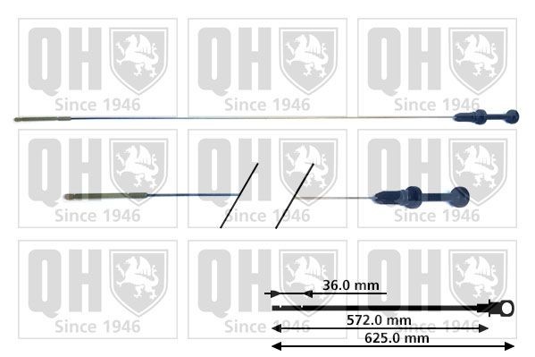 QUINTON HAZELL Oil Dipstick QOD108 QUINTON HAZELL QOD108 genuine C4 I Saloon oil level dipstick price
