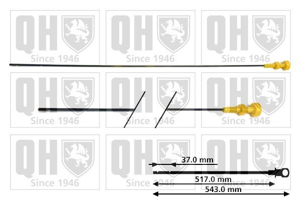 QUINTON HAZELL Mierka hladiny oleja QOD111 QUINTON HAZELL QOD111 Mierka oleja PEUGEOT 505 Kombi lacné