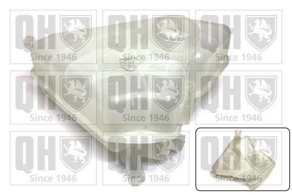 Coolant expansion tank QUINTON HAZELL QVE564 QUINTON HAZELL QVE564 Ford ECOSPORT 2009 Coolant reservoir price