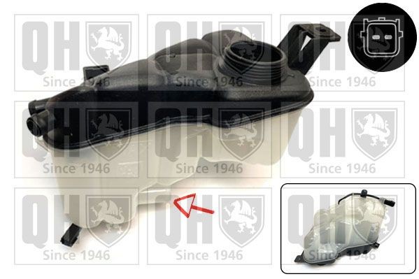 Utjevningsbeholder, kjølemiddel QUINTON HAZELL QVE565 QUINTON HAZELL QVE565 Ekspansjonstank FORD GALAXY 2015