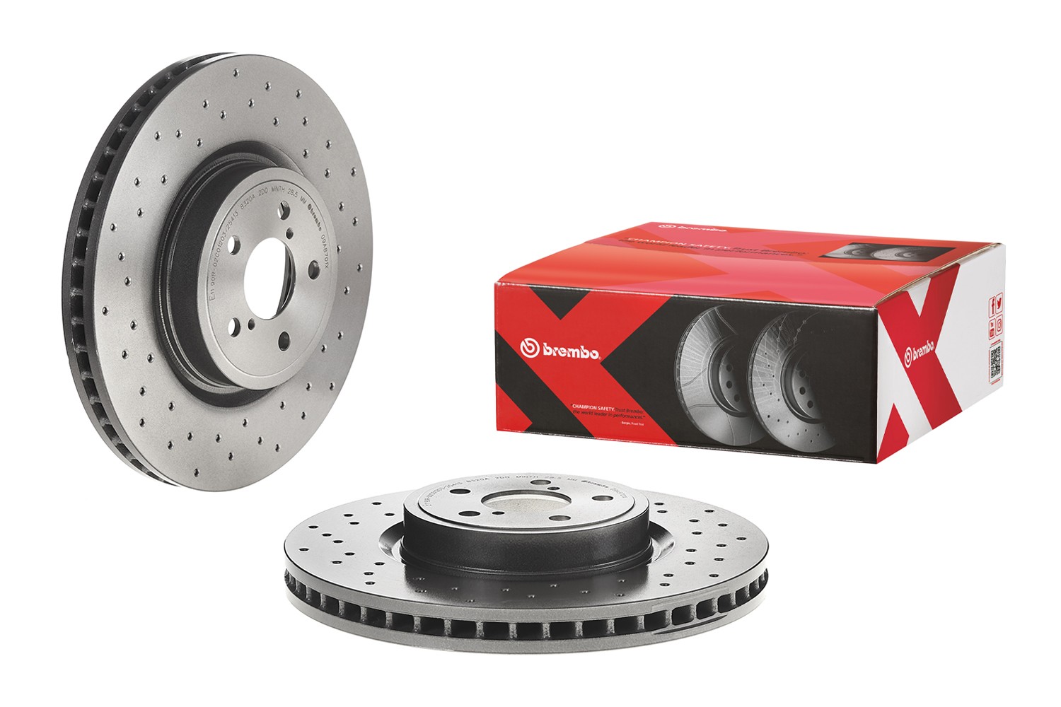 Bremseskive BREMBO 09.A870.1X BREMBO Xtra 09.A870.1X Skivebremser SUBARU LEGACY 2010