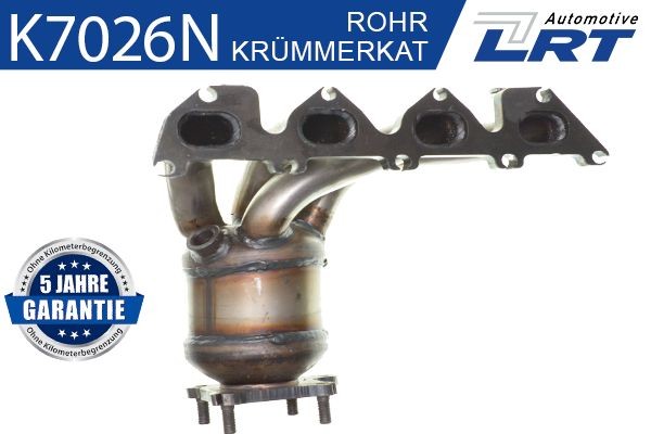 LRT Katalyzátor na zbernom potrubí K7026N Výfukové zvody Audi 8KH, B8 K7026N LRT
