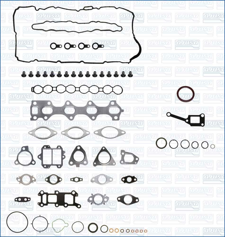 AJUSA Πλήρες σετ στεγανοποίησης κινητήρας 51072800 Σετ επισκευής στροφαλοθάλαμος AJUSA Hyundai ix35 51072800