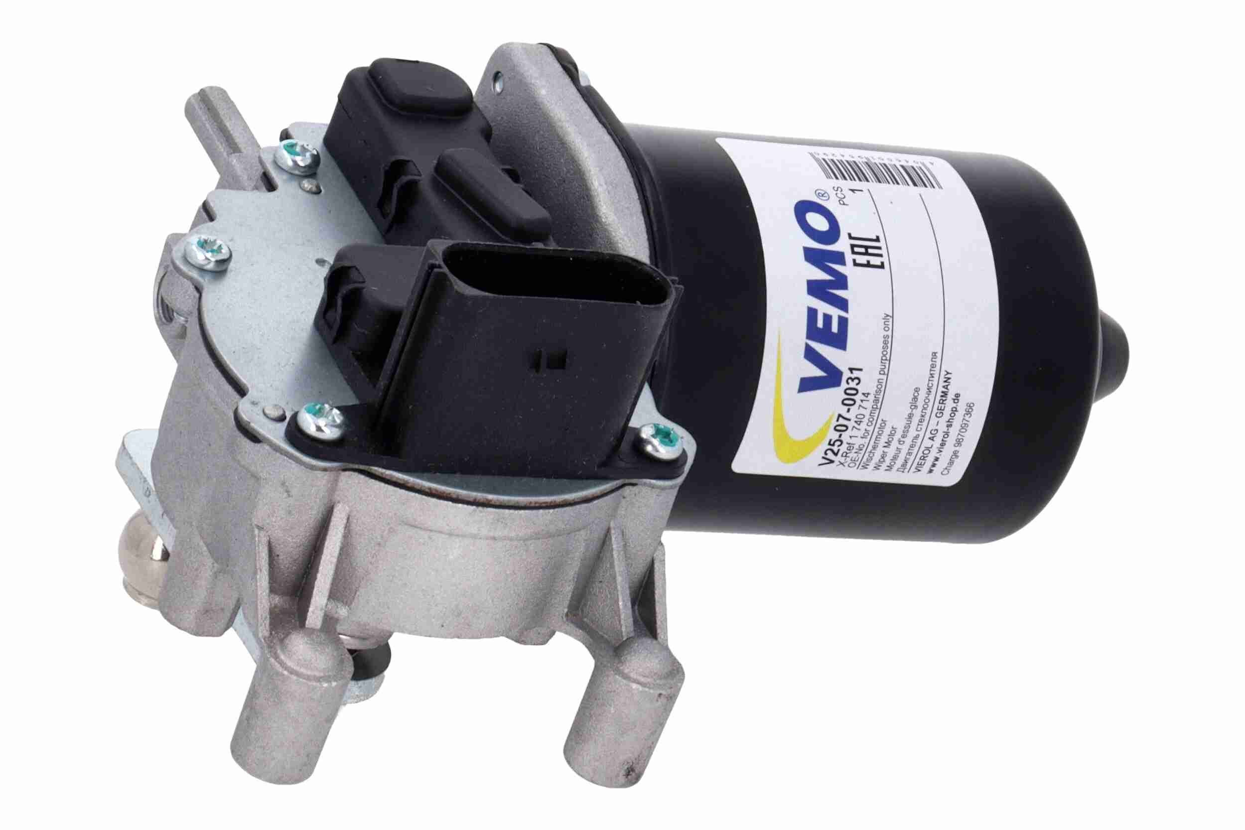 VEMO Vindusviskermotor V25-07-0031 Vindusviskermotor VEMO FORD V25-07-0031