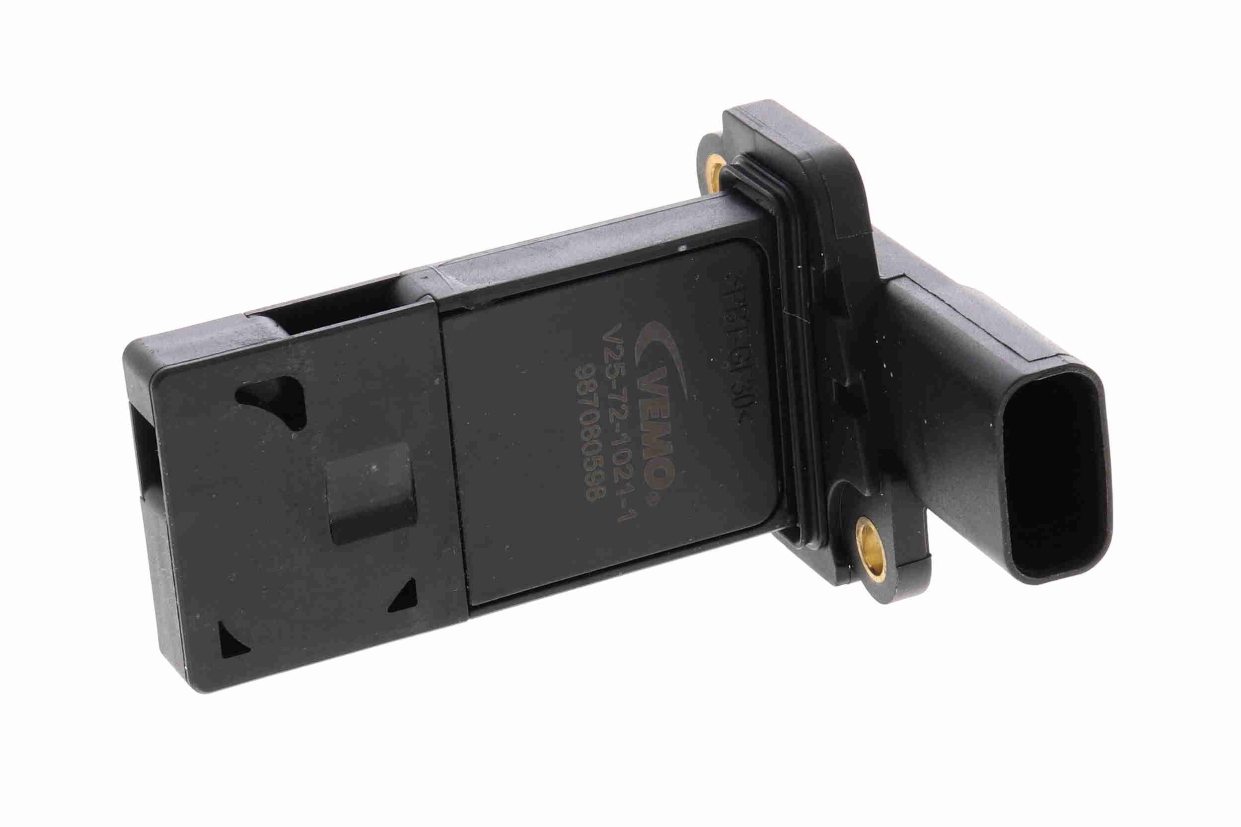 VEMO Luftmassemätare V25-72-1021-1 Byta Luftmassemätare VOLVO V40 Skåpbil / Hatchback (525, 526) kostnad VEMO V25-72-1021-1