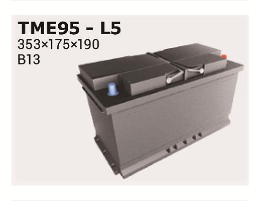 IPSA Startbatteri TME95 Bilbatteri IPSA 108 TME95 billige