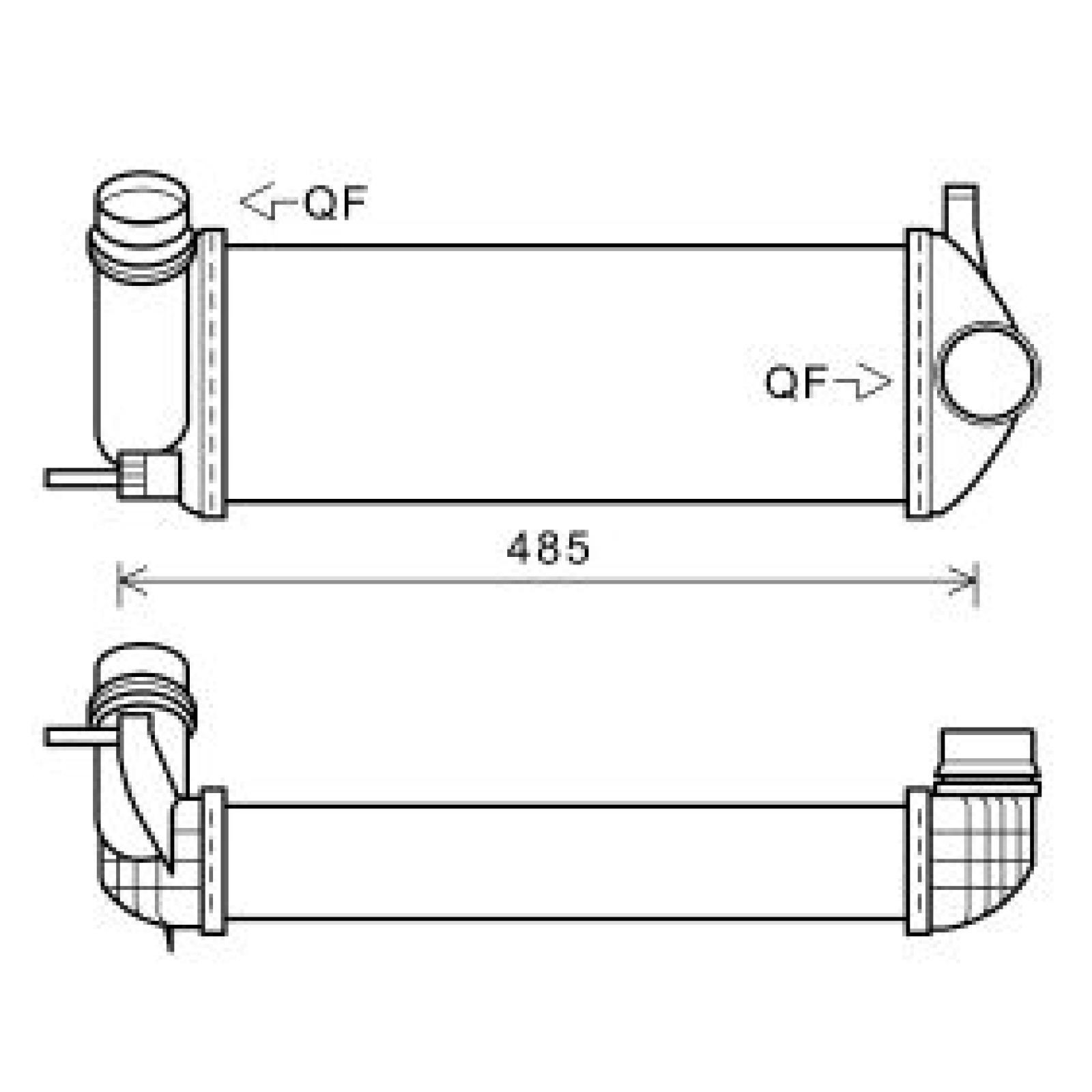 DIEDERICHS Interkūlers DCA1129 DCA1129 Starpdzesētājs MERCEDES-BENZ SLK DIEDERICHS