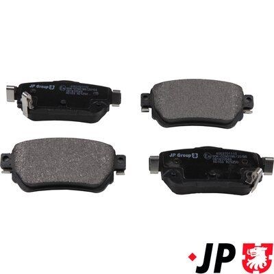 JP GROUP Jarrupalat, levyjarru 4063701110 4063701110 JP GROUP Jarrupalat Nissan JUKE hinta