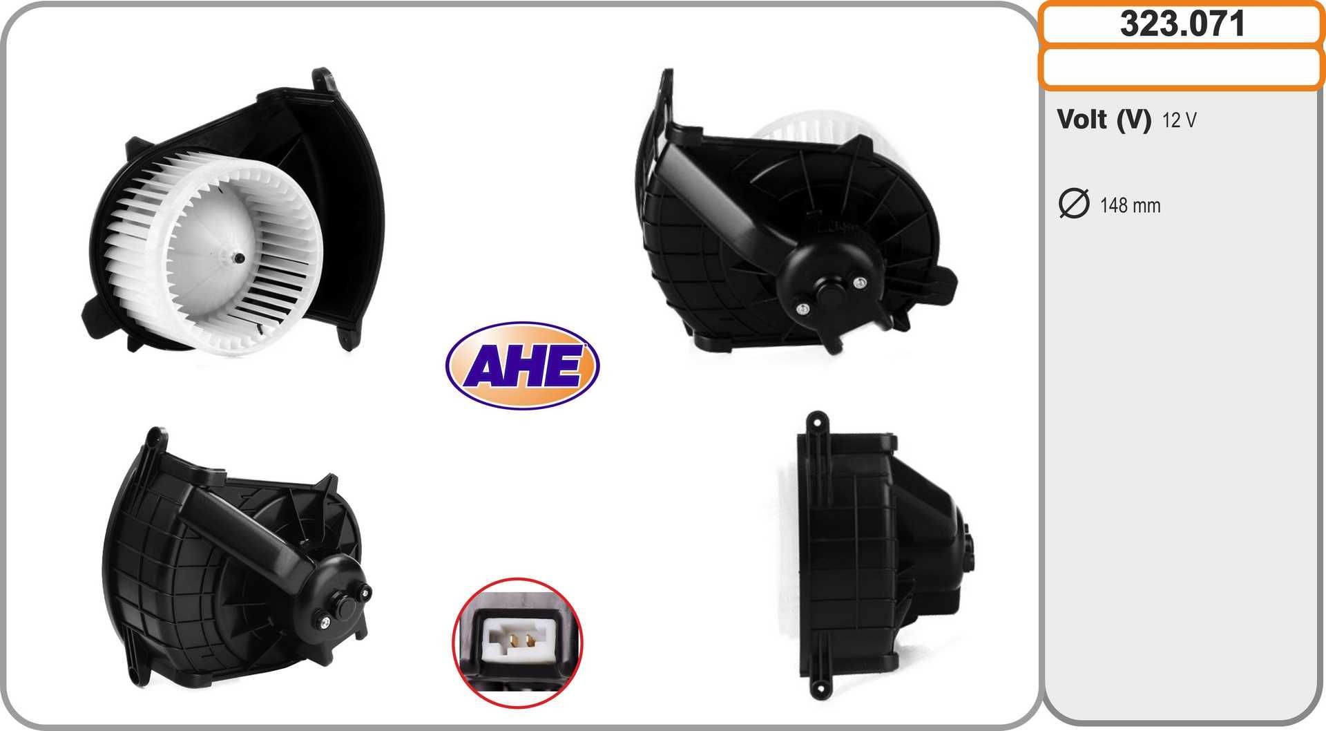 AHE Køleventilator 323.071 Køleventilator AHE Renault SCÉNIC 323.071