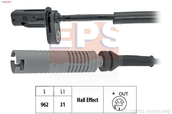 EPS ABS-anturi 1.960.077 1.960.077 EPS ABS anturi BMW 8-sarja