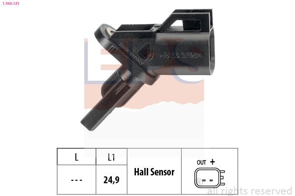 EPS Sensor, ABS 1.960.181 Hjulhastighetsfoler EPS Toyota LAND CRUISER 1.960.181