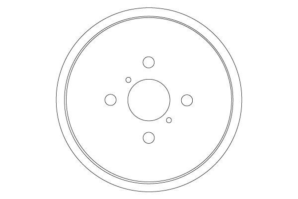 TRW Bremstrommel DB4551 DB4551 TRW ABARTH Bremstrommeln vorne und hinten