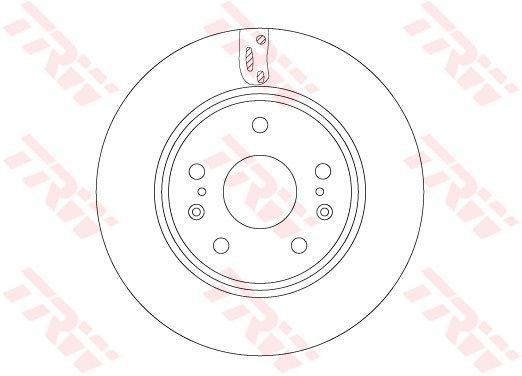 TRW Bremseskive DF6703 TRW DF6703 Bremseskive SUZUKI Vitara IV SUV (LY) 1.4 VVT AllGrip 136 hk 2021