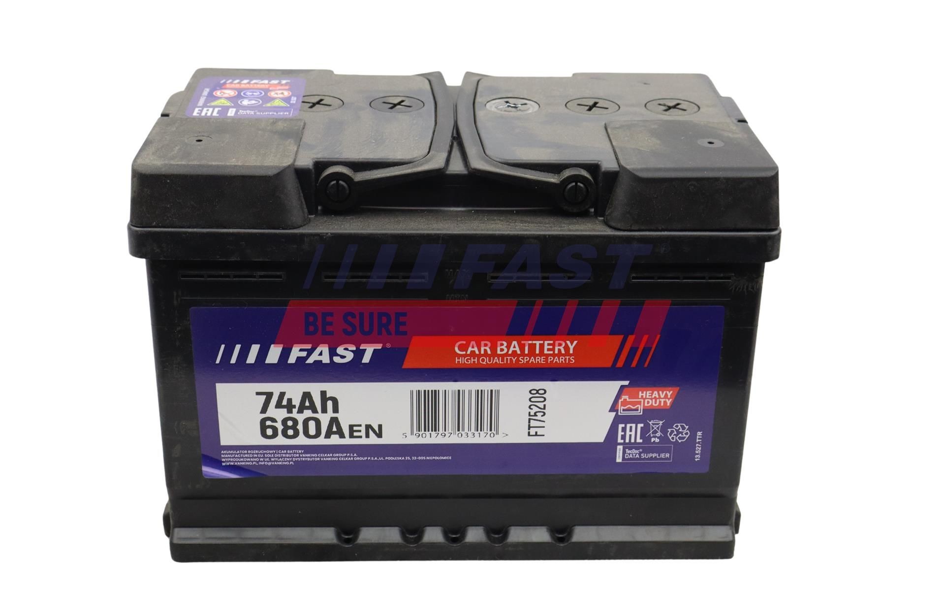 FAST Batterie FT75208 FT75208 FAST DAIHATSU Batterie Start-Stop