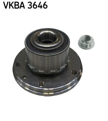 SKF Kit de rolamento de roda VKBA 3646 SKF VKBA 3646 Cubo da roda VW T5 Camião de plataforma a um preço acessível
