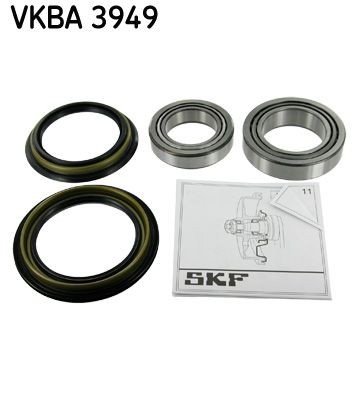 SKF Σετ ρουλεμάν τροχών VKBA 3949 Ρουλεμάν τροχού Mazda UF VKBA 3949 SKF