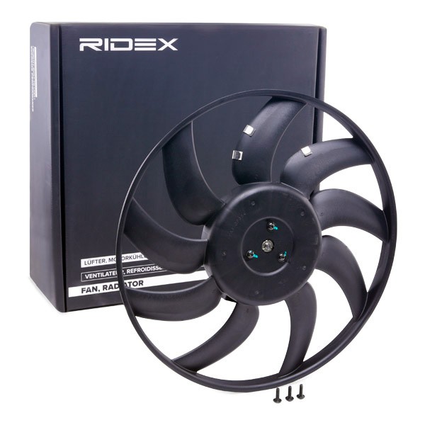 RIDEX Ventilátor chladenia motora 508R0074 Ventilátor chladiča RIDEX HYUNDAI 508R0074
