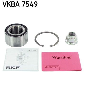 Kit de rolamento de roda SKF VKBA 7549 SKF VKBA 7549 Cubo da roda DAIHATSU TERIOS 2008