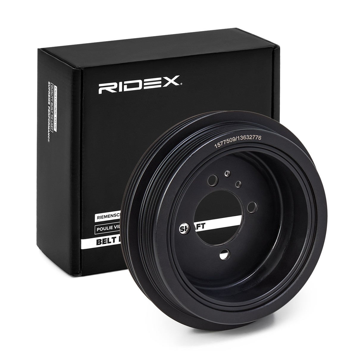 RIDEX Polia, cambota 3213B0093 Polia do virabrequim MAZDA RIDEX 3213B0093