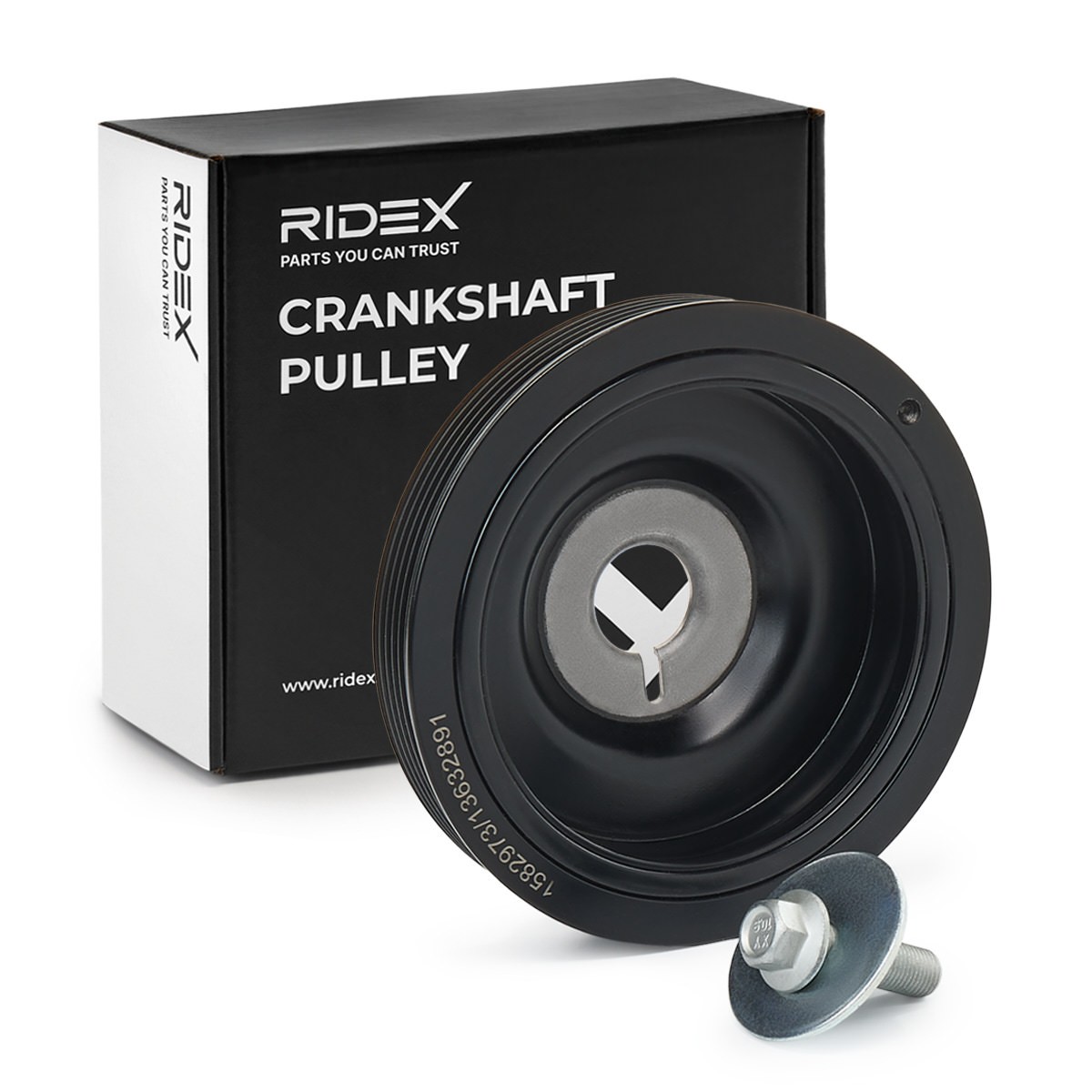 RIDEX Krukaspoelie 3213B0146 3213B0146 Krukas, poelie NISSAN ALTIMA RIDEX