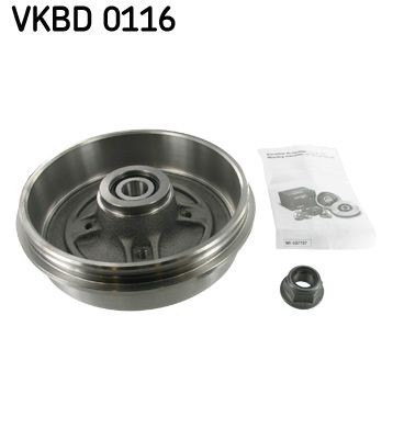 SKF Bremsetromle VKBD 0116 Bremsetromler SKF Honda PRELUDE VKBD 0116