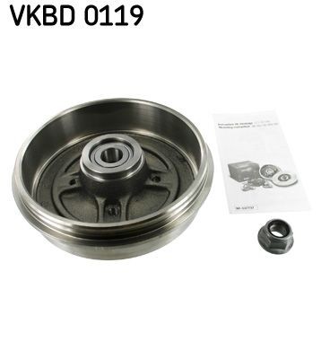SKF Brzdový bubon VKBD 0119 Bubnové brzdy SKODA SKF VKBD 0119
