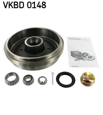 Tambor de travão SKF VKBD 0148 SKF VKBD 0148 Tambor de freio dianteiro e traseiro Volkswagen GOLF 2017