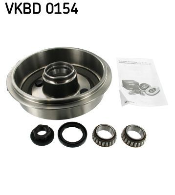 SKF Bremsetromle VKBD 0154 Tromlebremser SKF Dodge RAM VKBD 0154