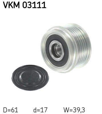 SKF Vapaakytkin VKM 03111 VKM 03111 SKF Laturin vapaakytkin FORD USA EDGE
