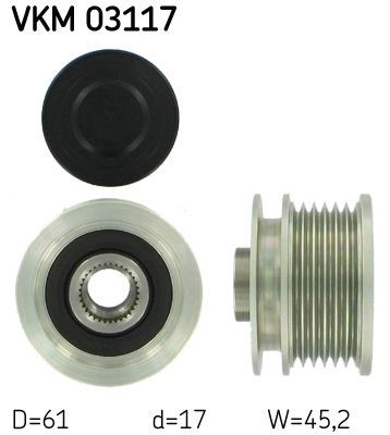SKF Ελεύθερη περιστροφή γεννήτριας VKM 03117 Μεμονωμένα εξαρτήματα SKF 200 VKM 03117 φθηνά