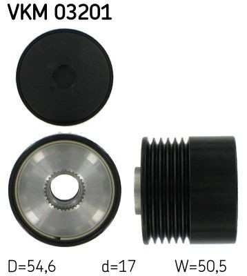 SKF Dispositivo ruota libera alternatore VKM 03201 VKM 03201 Puleggia alternatore SKF ALFA ROMEO 145 costo