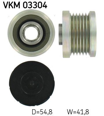 SKF Ελεύθερη περιστροφή γεννήτριας VKM 03304 SKF VKM 03304 Μεμονωμένα εξαρτήματα Peugeot 5008 II γνήσια τιμες