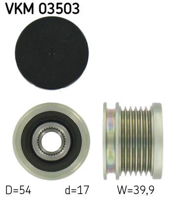 SKF Dynamopoelie VKM 03503 SKF VKM03503 Vrijloop poelie dynamo Nissan J11 prijs