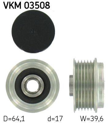 SKF Dynamopoelie VKM 03508 SKF VKM 03508 Dynamo onderdelen Opel Zafira B goedkoop