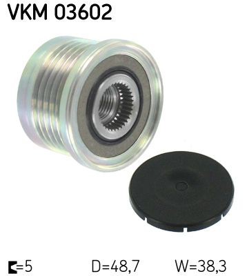 SKF Generatortomgang VKM 03602 VKM 03602 Frihjul generator MITSUBISHI L 400 SKF