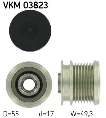 SKF Ģeneratora brīvgaitas mehānisms VKM 03823 Ģeneratora brīvgaitas mehānisms SKF CHEROKEE VKM 03823 lēti