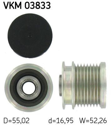 SKF Generatorfreilauf VKM 03833 VKM 03833 Ersatzteile, Lichtmaschine SKF MERCEDES-BENZ VIANO