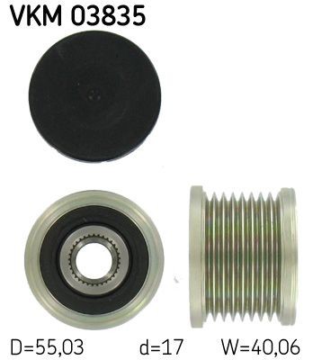 SKF Dynamopoelie VKM 03835 SKF VKM 03835 Dynamo poelie MERCEDES-BENZ Citan II Van (420) goedkoop