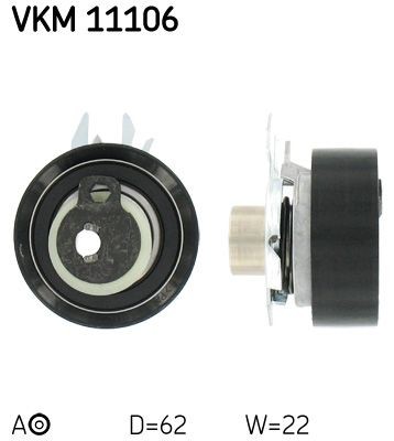 SKF Τεντωτήρας, οδοντ. ιμάντας VKM 11106 SKF VKM 11106 Τεντωτήρας, οδοντ. ιμάντας VW Polo 6N2 γνήσια τιμες