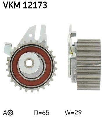 SKF Strammehjul, registerreim VKM 12173 Strammerull, tannrem SKF Alfa Romeo SPIDER VKM 12173