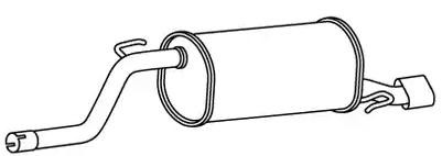 VEGAZ Bakre eksospotte ALS-193ERNS VEGAZ ALS-193ERNS Bakre eksospotte ALFA ROMEO MiTo (955) 0.9 TwinAir (955.AXW1B) 86 hk 2011